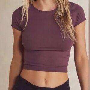 Free People Brandy Wine Cap Sleeve Seamless Cami